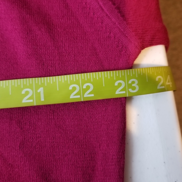 John Smedley Made in Great Britain Burgundy V- Neck Longsleeves Sweater Sz XL - Picture 9 of 11